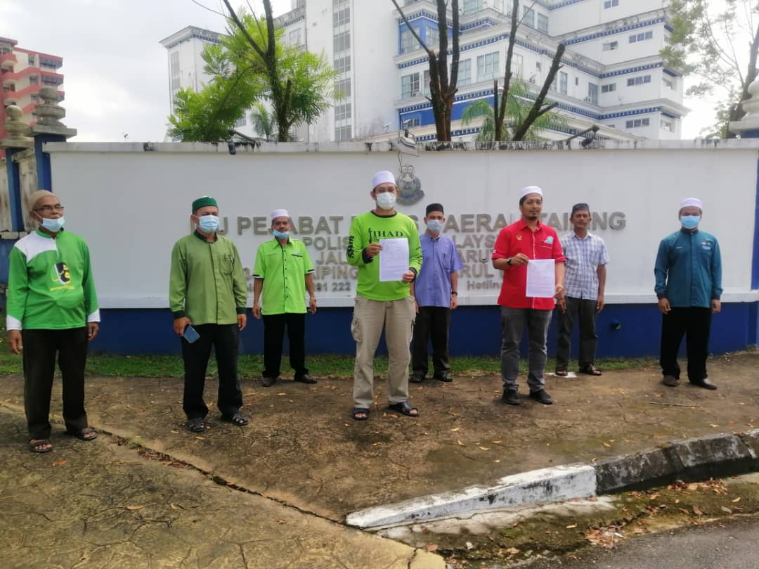 PAS LAPOR POLIS KARIKATUR HINA PRESIDEN