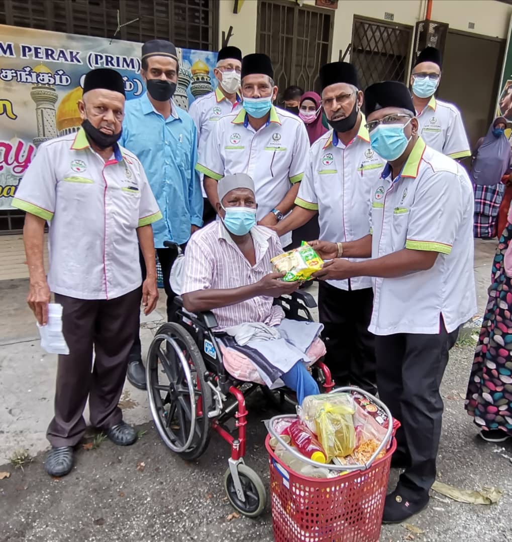 PRIM Perak sumbang bakul makanan berjumlah RM20,000 kepada 100 penerima mualaf, asnaf