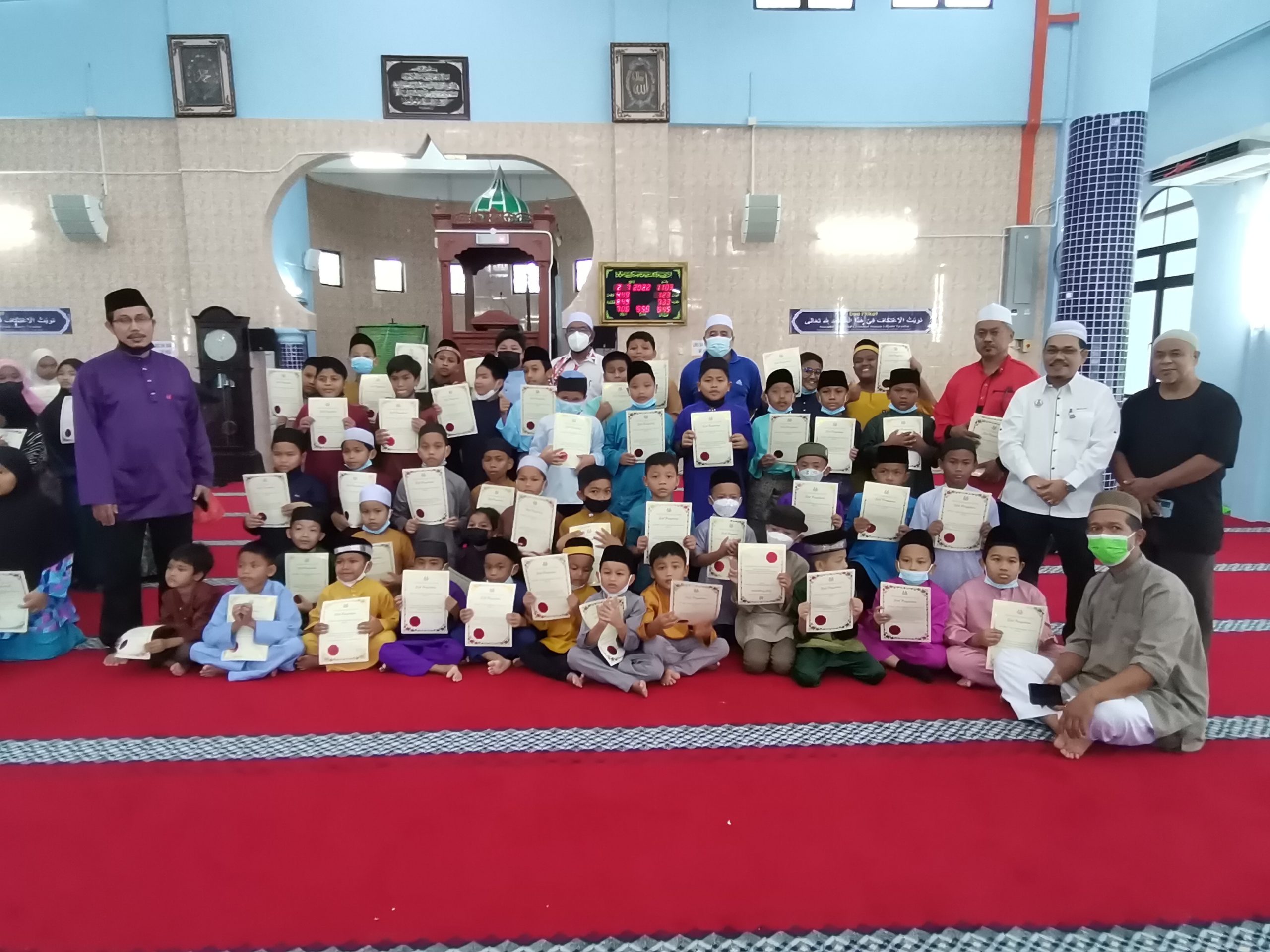 120 anak-anak ahli kariah Masjid As Syakirin Kampung Ulu Kuang teruja sertai Jom Audit Solat