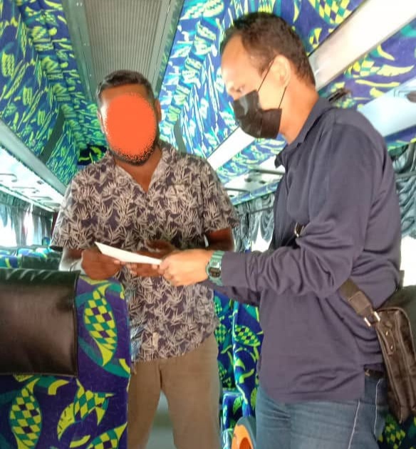 Ops HRAA 2022: Anggota JPJ menyamar jadi penumpang, enam pemandu bas disaman
