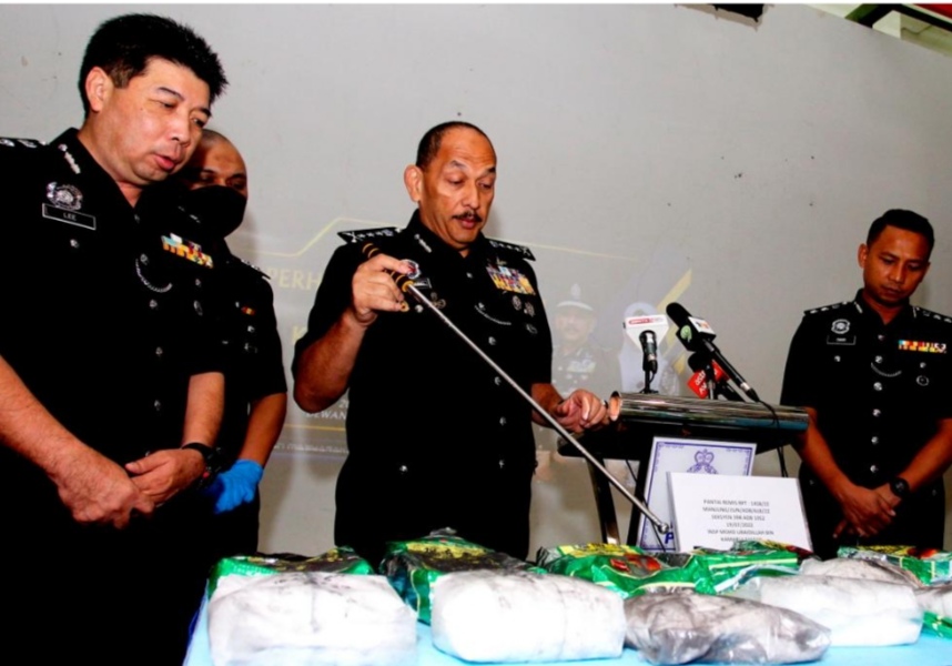 Seorang lelaki ditahan, rampas dadah nilai hampir RM1 juta