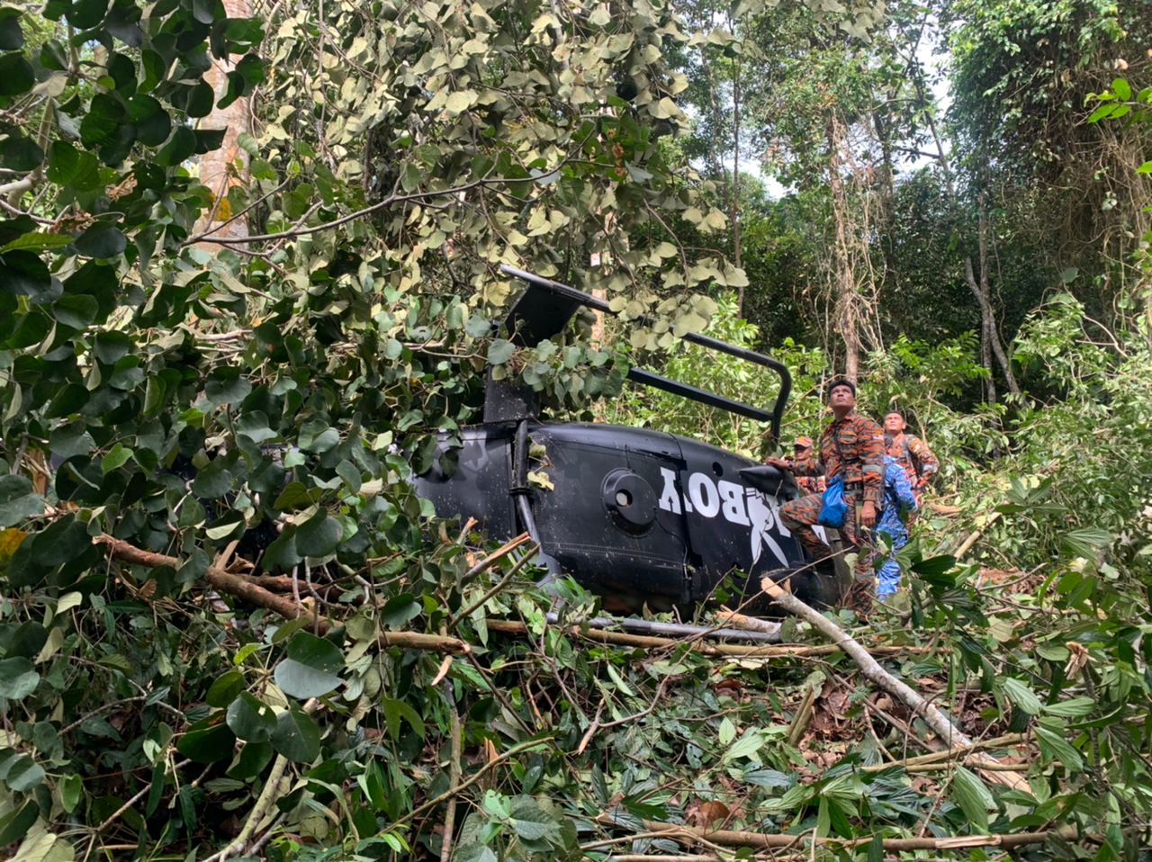 Helikopter hilang ditemui terhempas, juruterbang maut