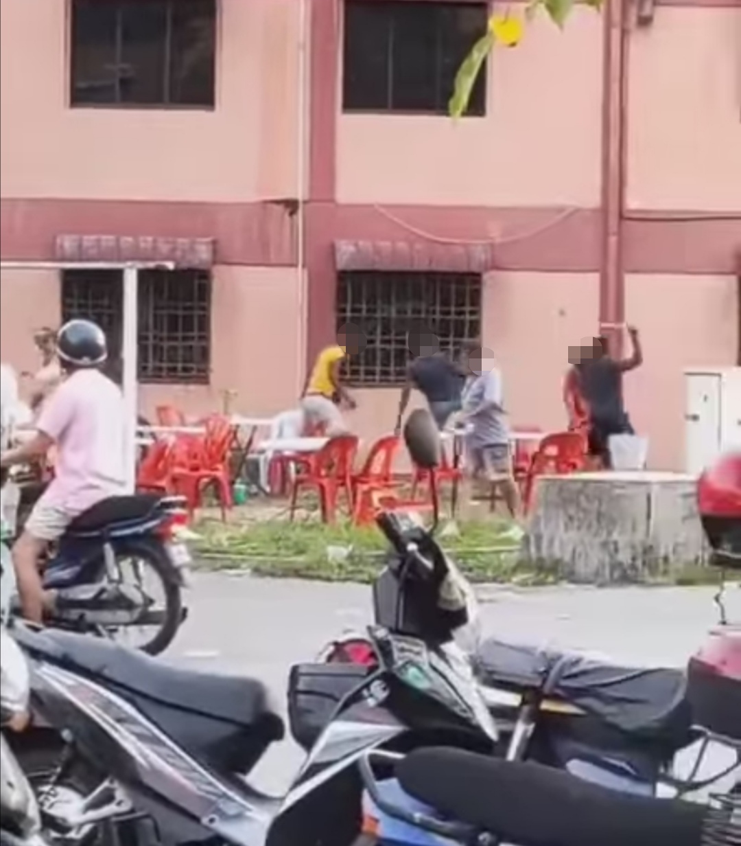 Video tular gaduh di Menglembu, polis buru tiga lelaki