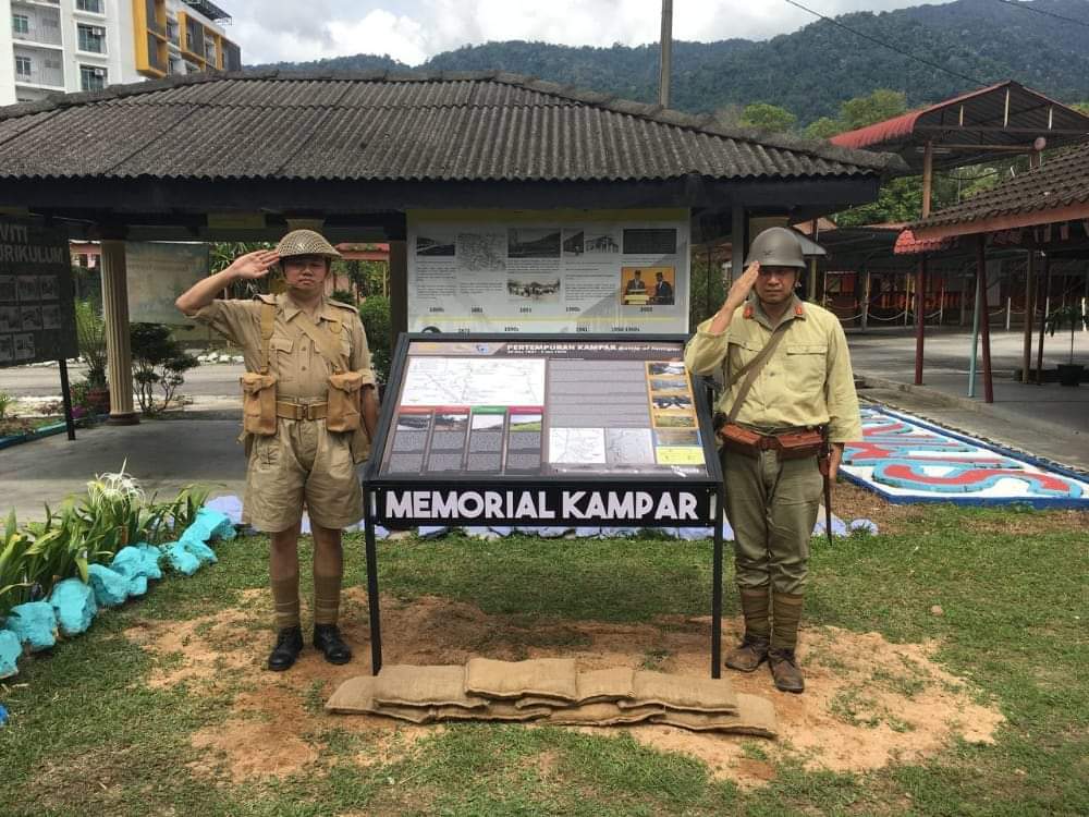Papan tanda 'Battle of Kampar' akhirnya didirikan di SMK Kampar