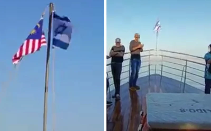 Polis siasat video kibar Jalur Gemilang bersama bendera Israel