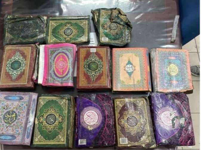 Polis jejak individu tidak bertanggungjawab buang 13 Al-Quran dalam longkang
