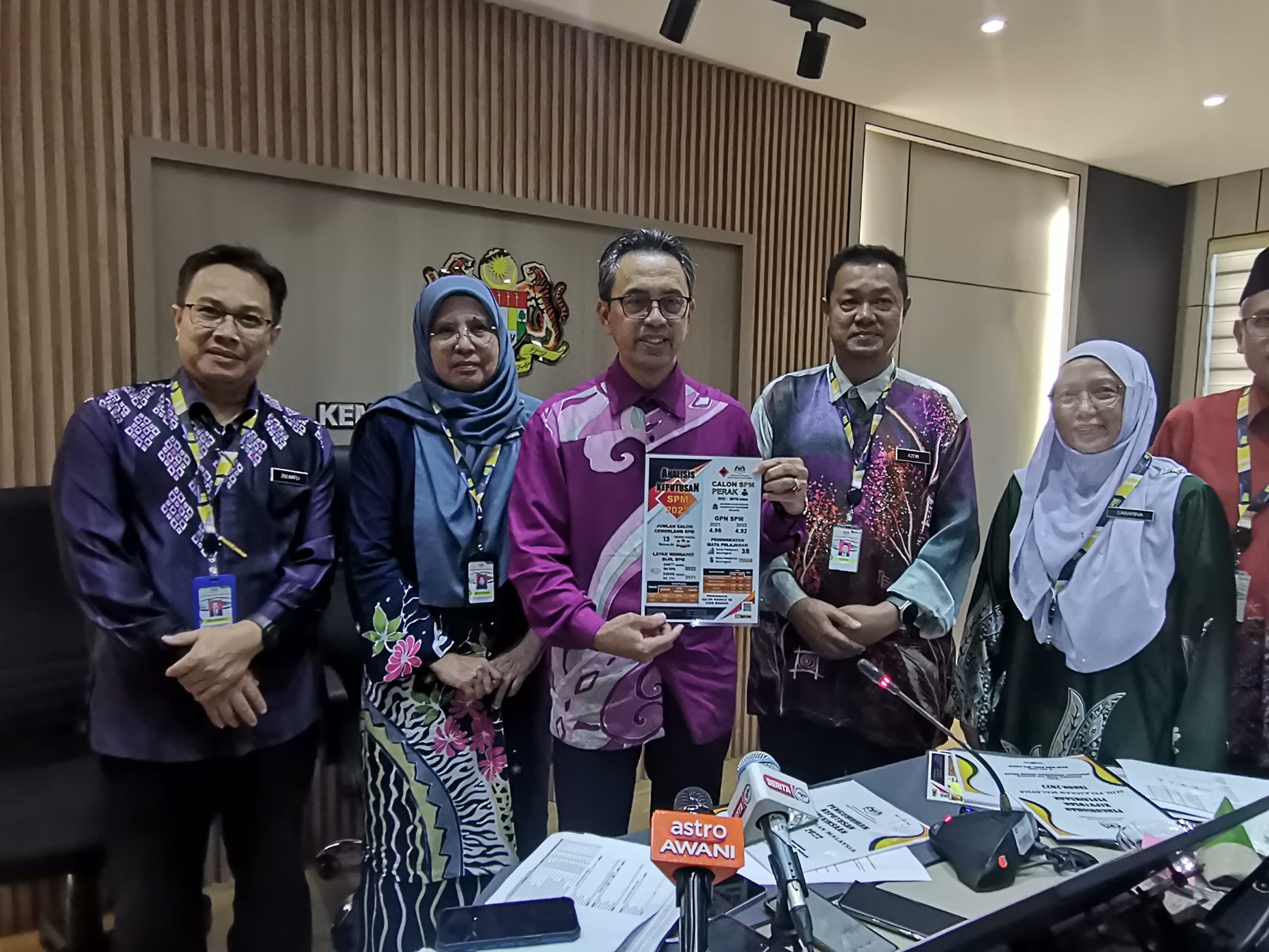 669 calon SPM di Perak dapat semua A
