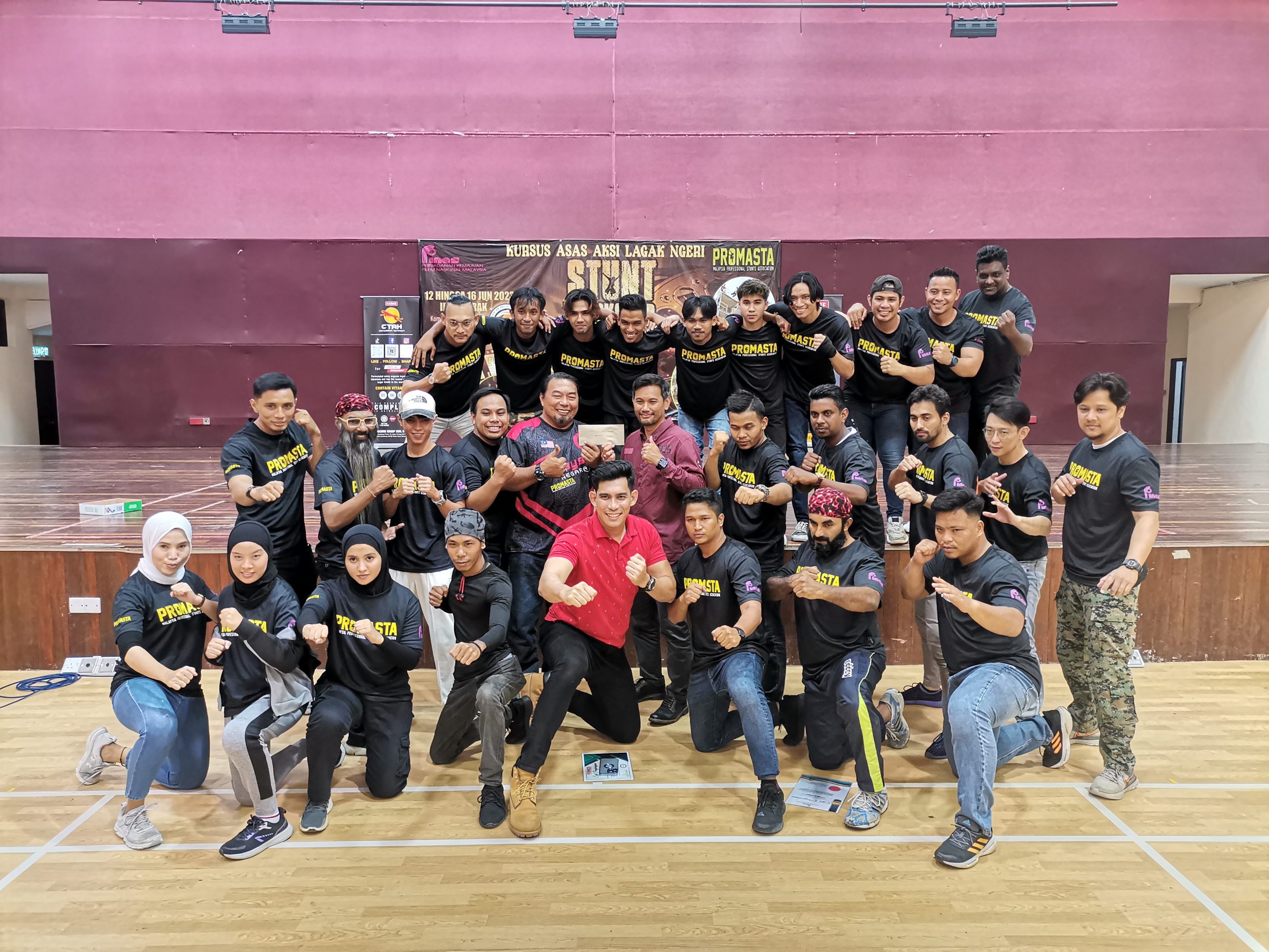 Finas, Promasta anjur kursus lagak aksi pertama di Malaysia