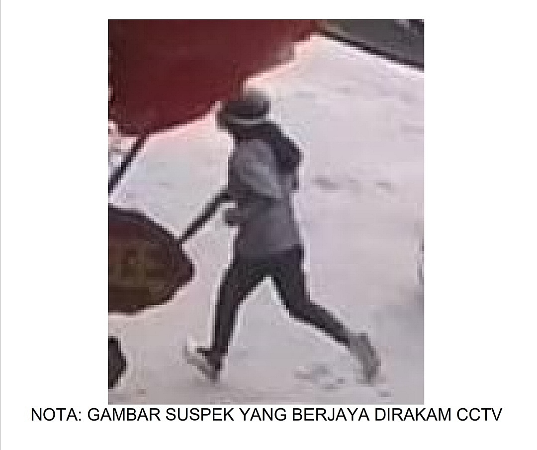 Polis buru suspek kes samun butik kecantikan dan kosmetik di Batu Gajah