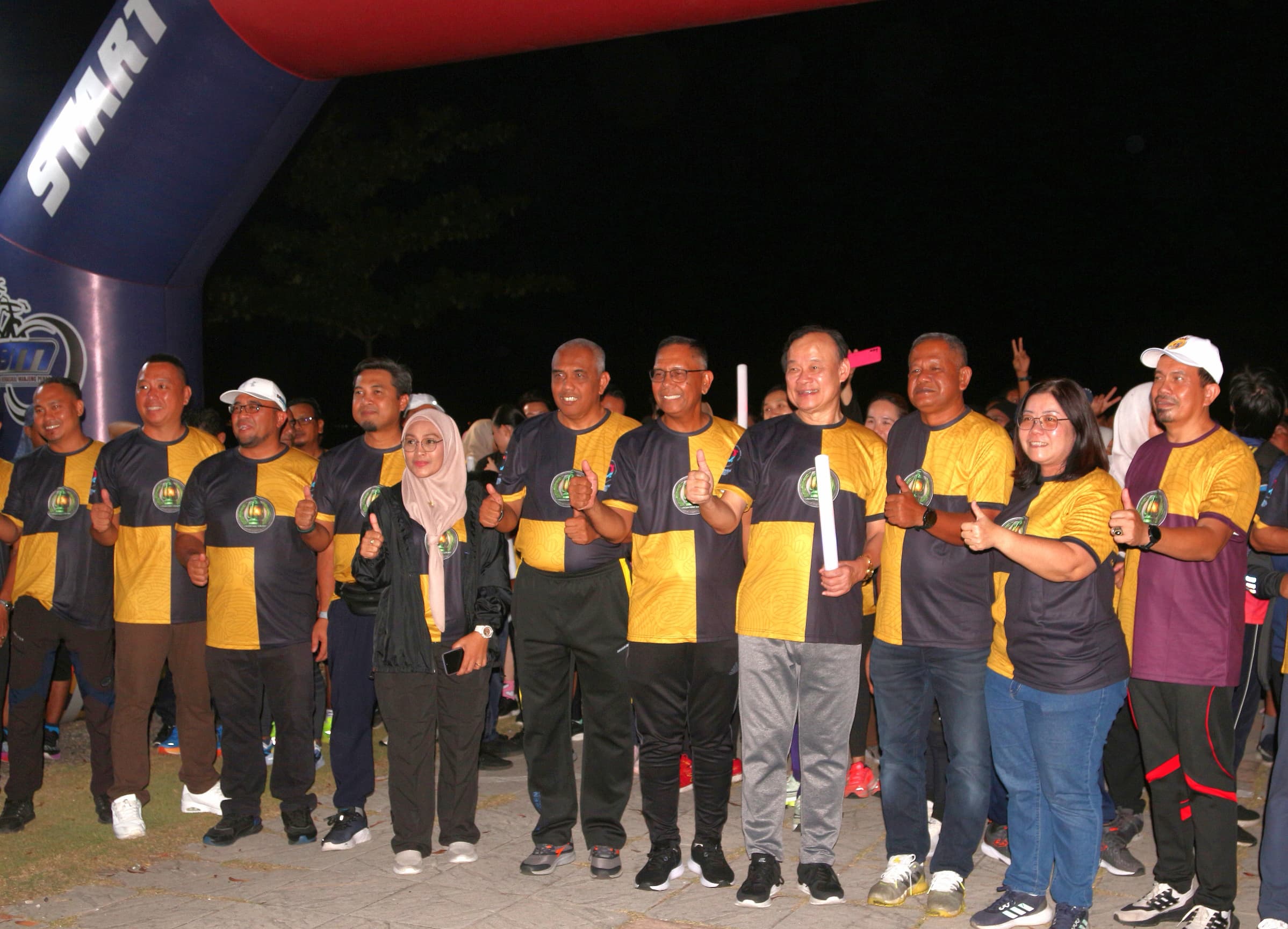 PERSATUAN PEMBANGUNAN MINDA SIHAT (PPMS) DAN MARINA ISLAND PANGKOR ANJUR LARIAN 5 KM LANTERN NIGHT RUN 2024