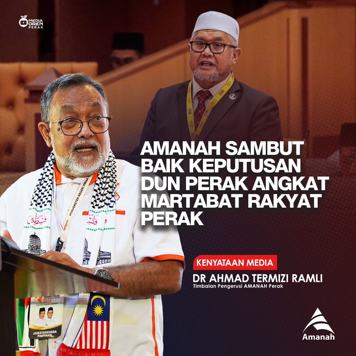 AMANAH PERAK SAMBUT BAIK PENGGANTUNGAN RAZMAN